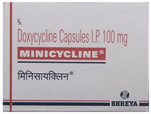 MINICYCLINE 100 MG - Strip of 10 Tablets