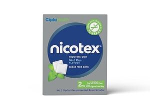 Nicotex Gums, 2mg, Mint Plus - Strip, 12 Gums