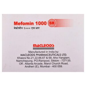 Mefomin 1000 SR - Strip of 10 Tablets