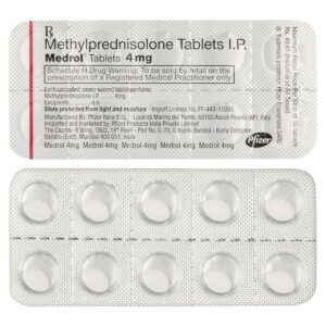 Medrol 4 mg - Strip of 10 Tablets
